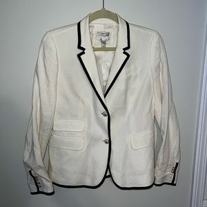 J. Crew School Boy style linen blazer
